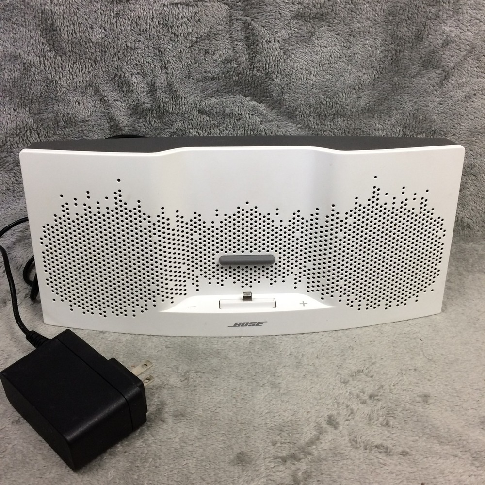 Bose SoundDock XT Speaker Lightning Port for iPod iPhone White WORKS GREAT